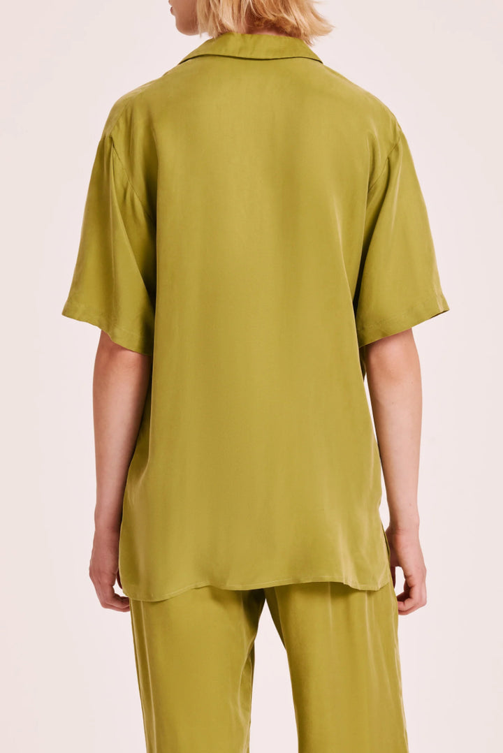 Lucia Cupro Shirt | Pickle