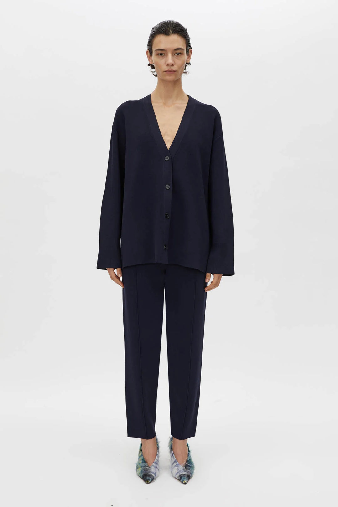 Lyndon Knit Pant | Navy