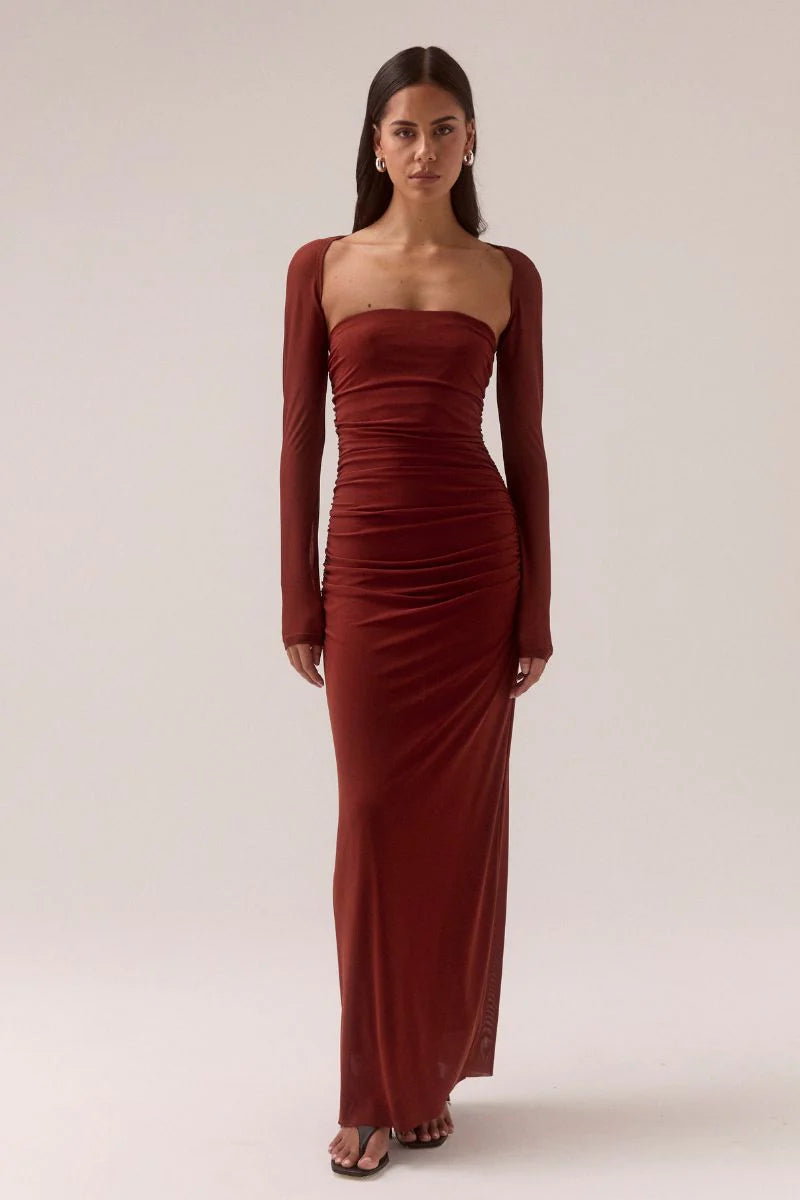 Myriad Bolero Dress | Cinnamon