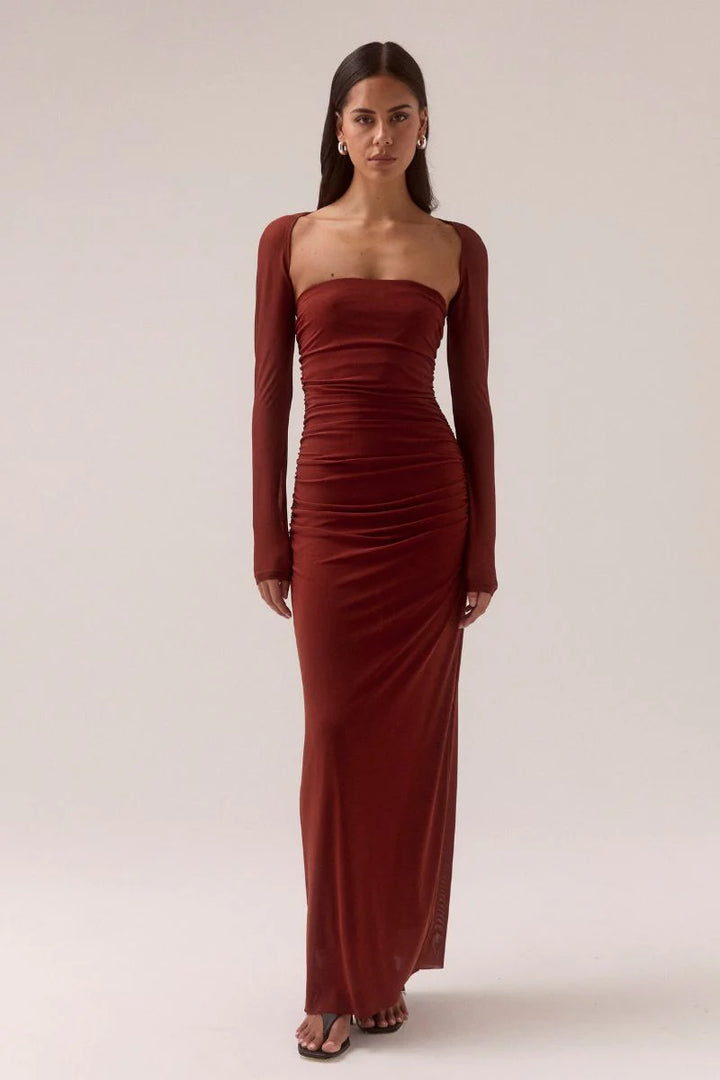 Myriad Bolero Dress | Cinnamon