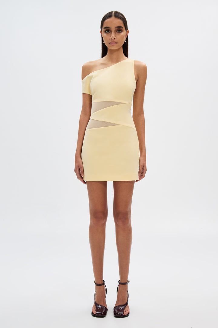 The Leni Twill Mini Dress