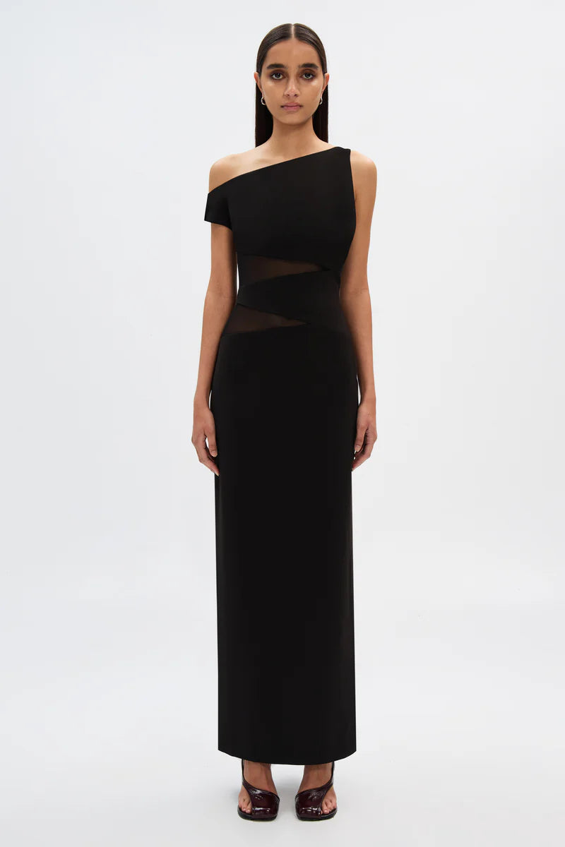 The Leni Twill Maxi Dress