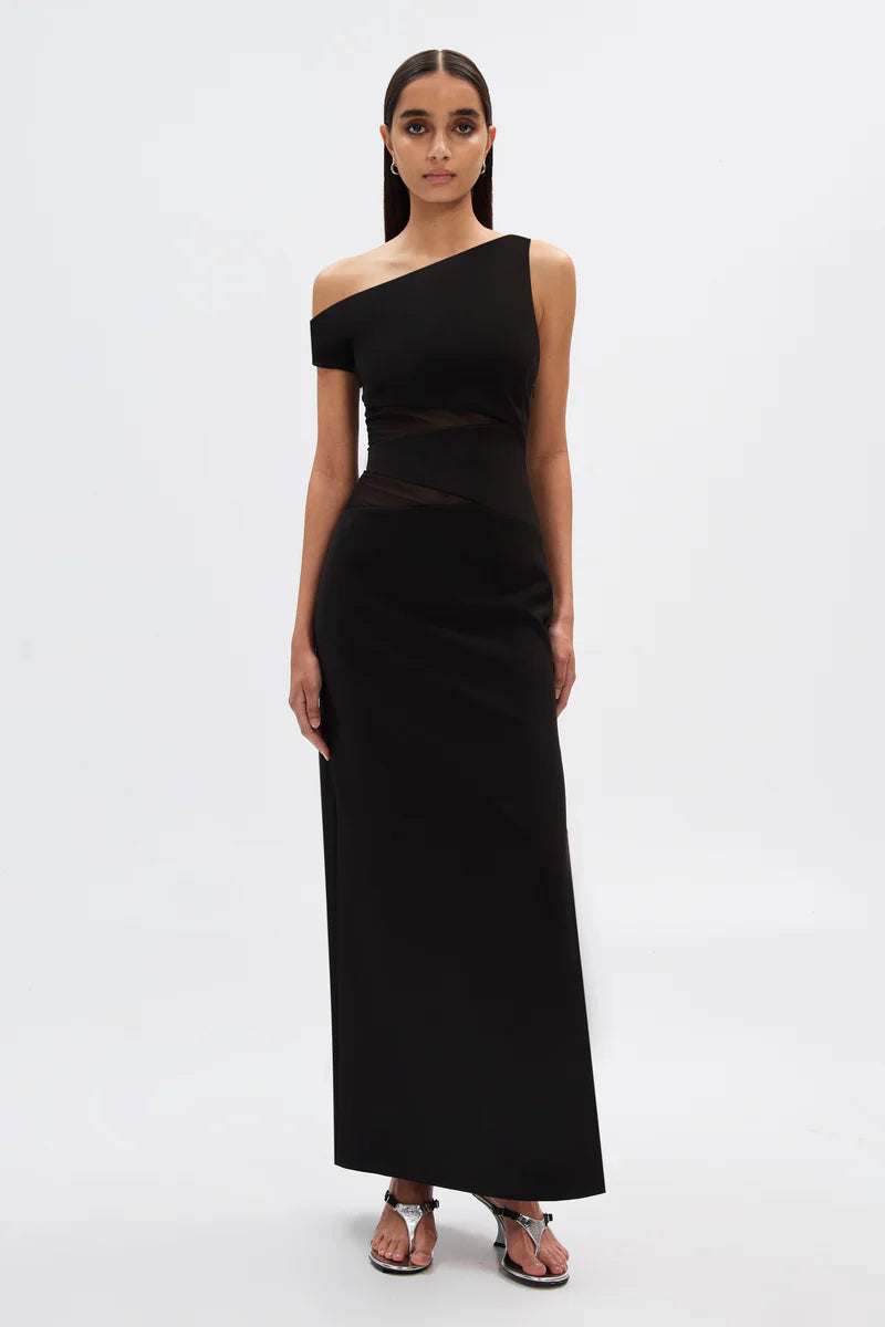 The Leni Twill Maxi Dress