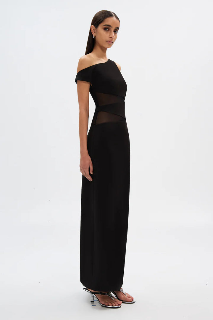 The Leni Twill Maxi Dress