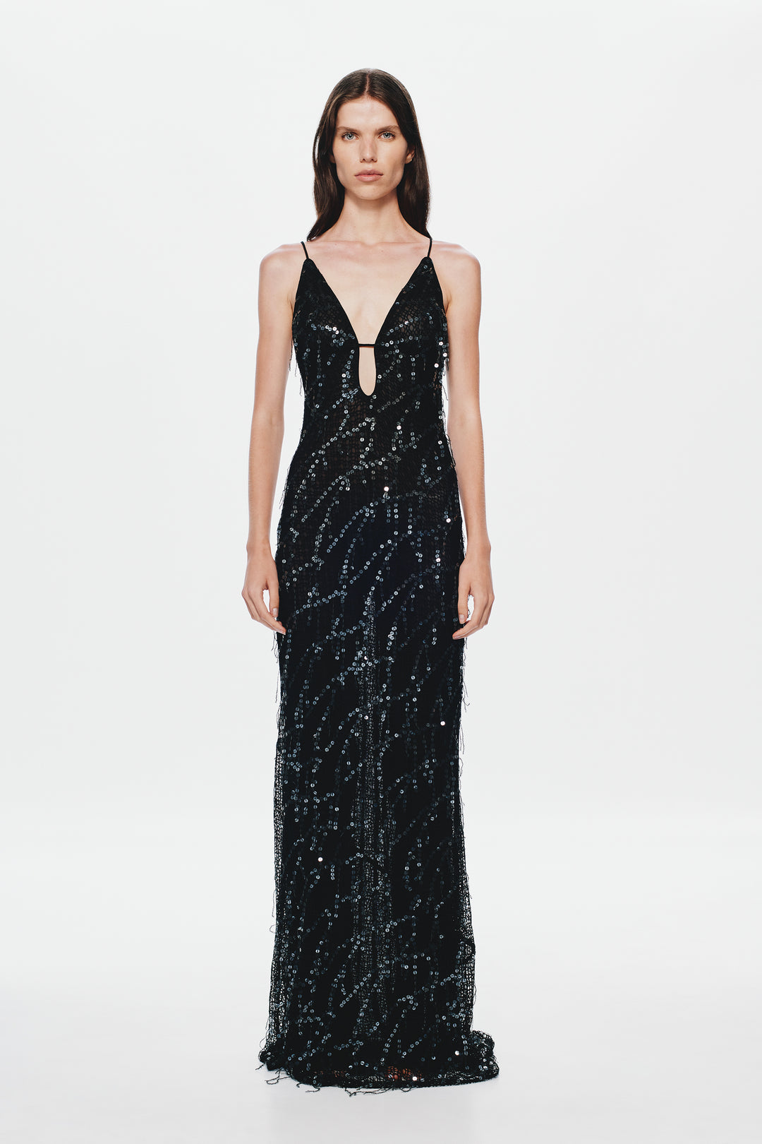 Onyx Sequin Dress