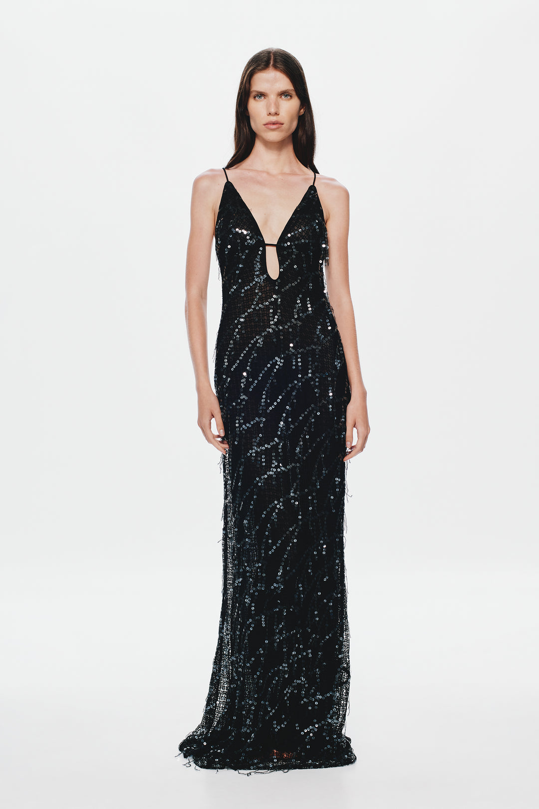 Onyx Sequin Dress
