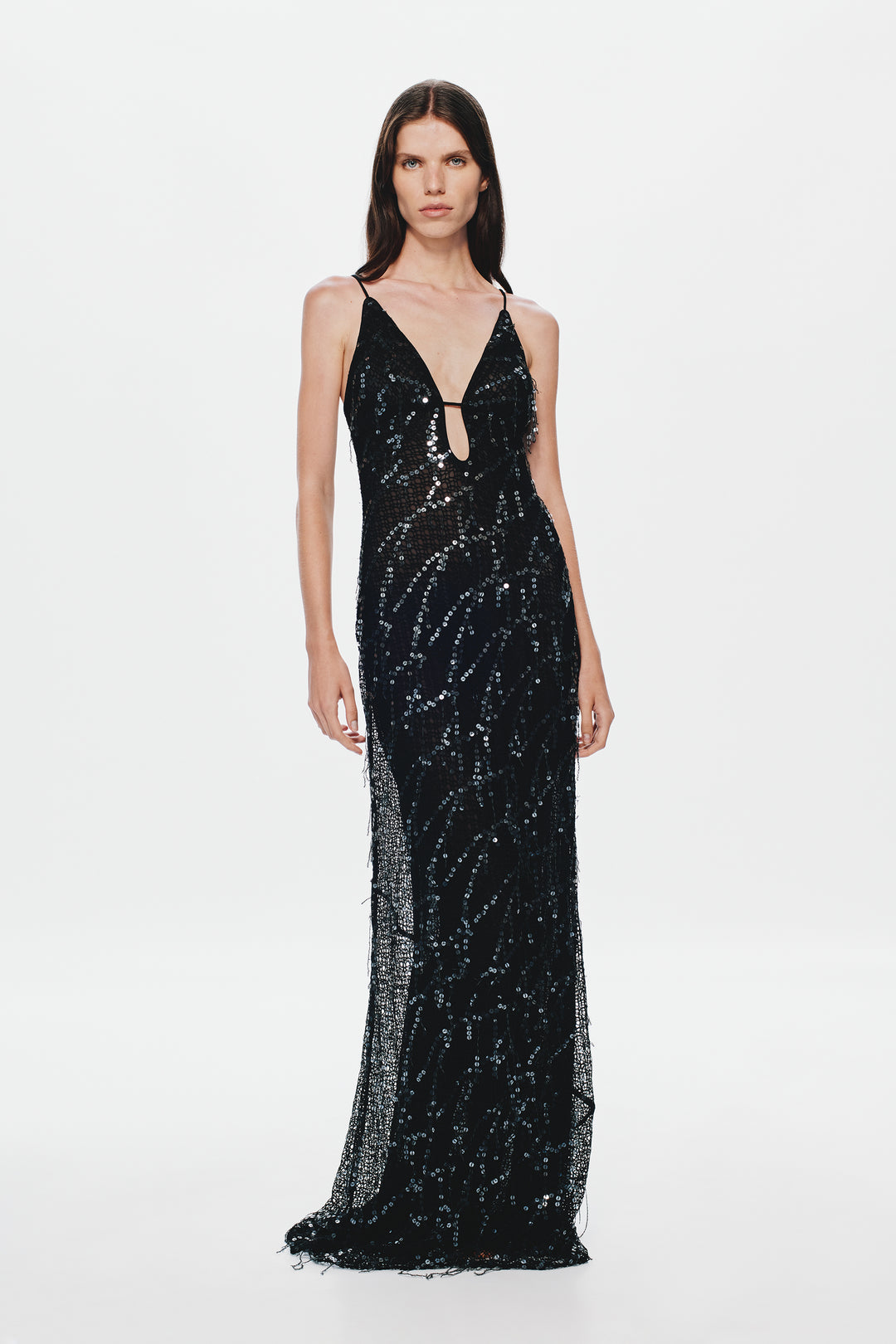 Onyx Sequin Dress
