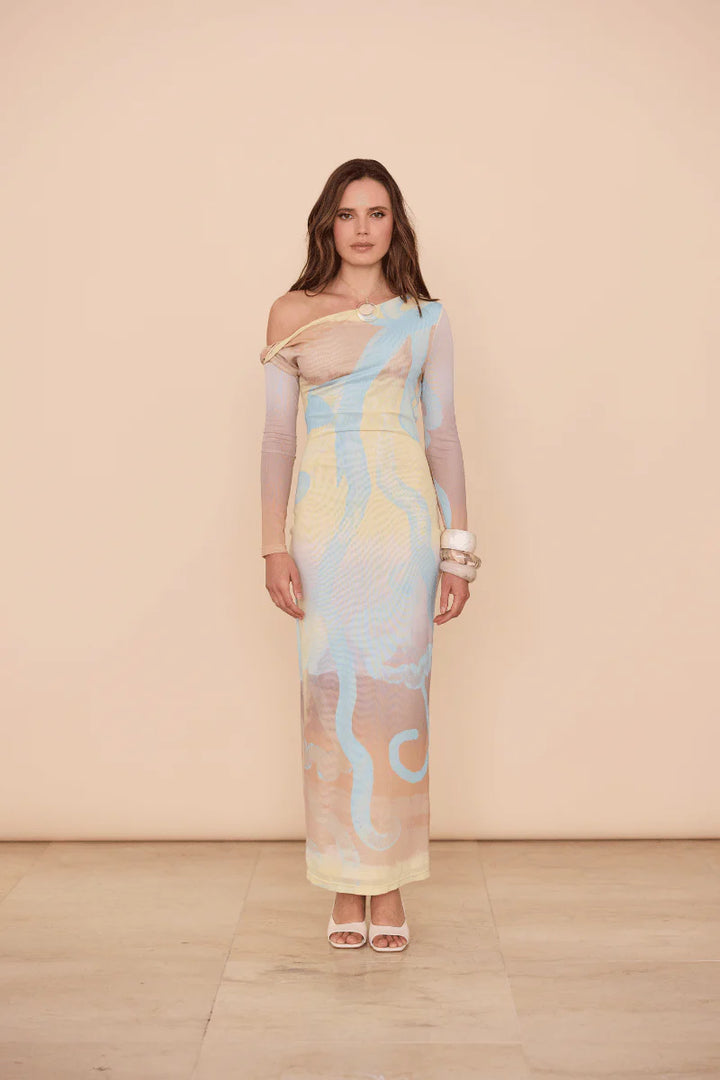 Impression Long Sleeve Dress