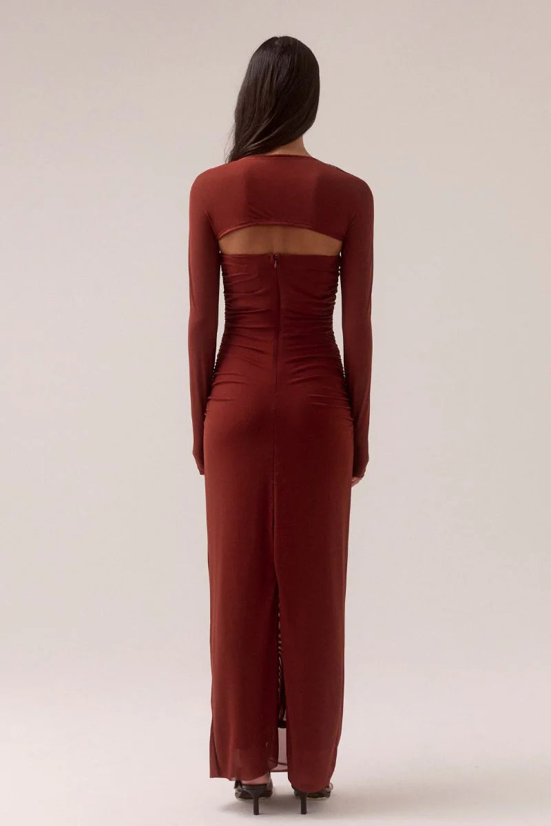 Myriad Bolero Dress | Cinnamon