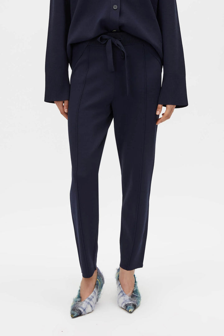 Lyndon Knit Pant | Navy