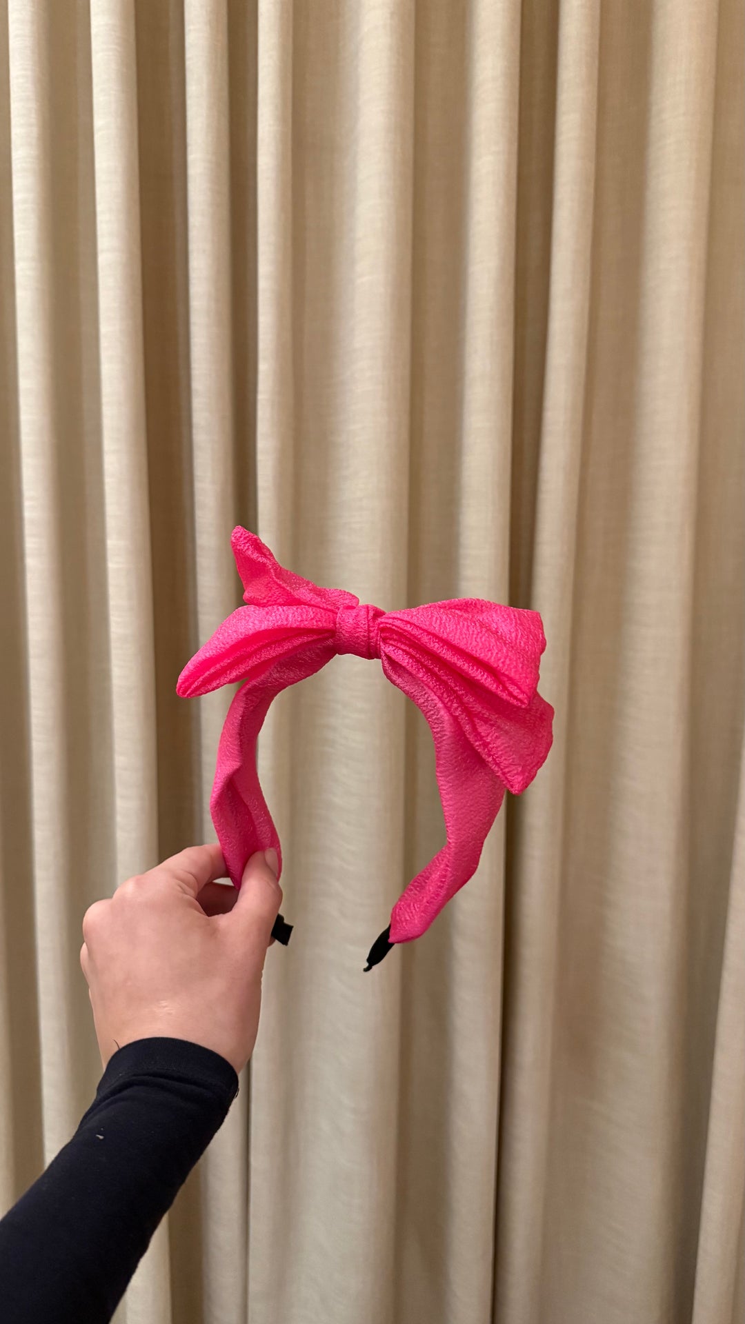 Pink Bow Headpiece