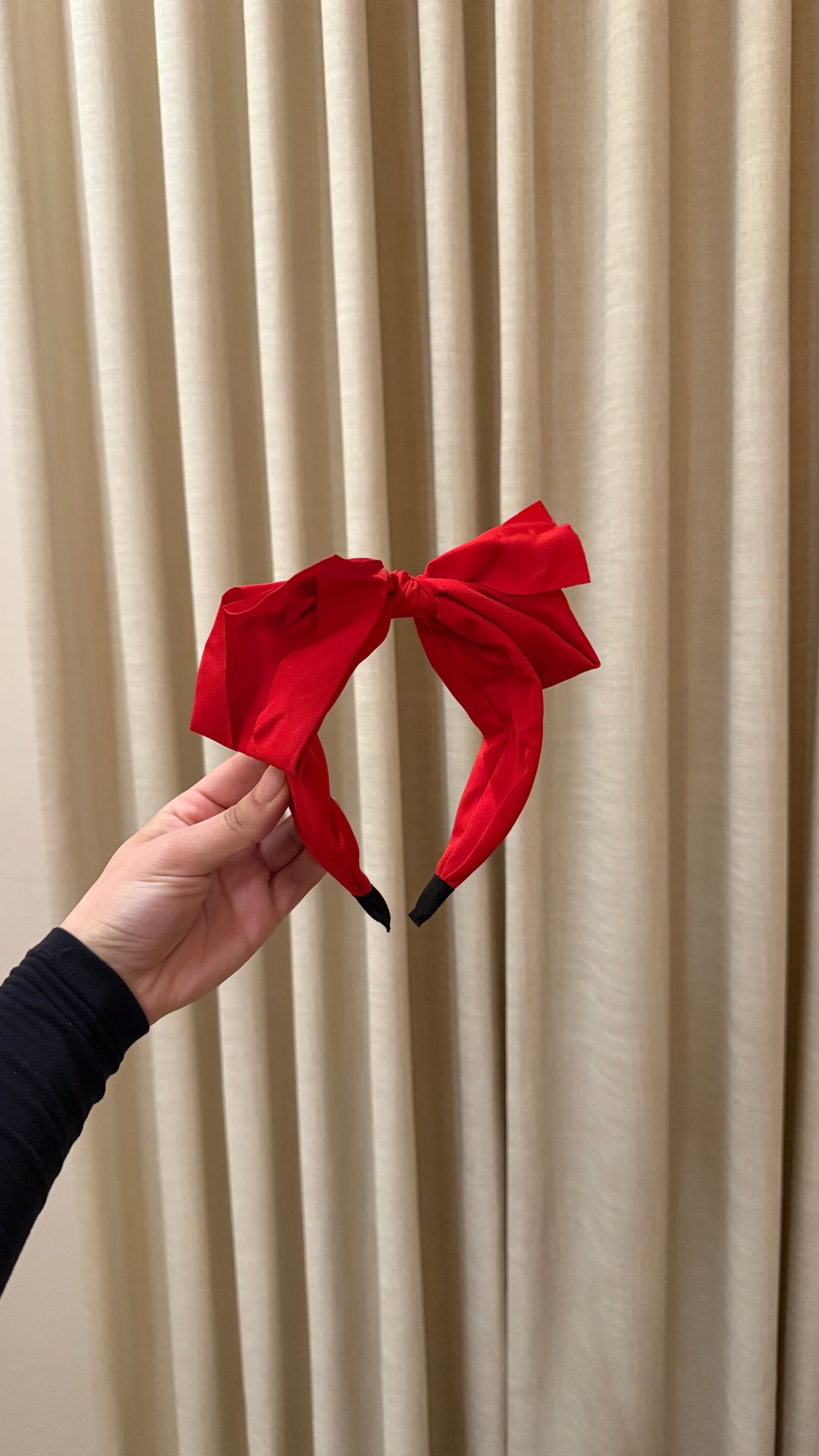 Red Bow Headpiece