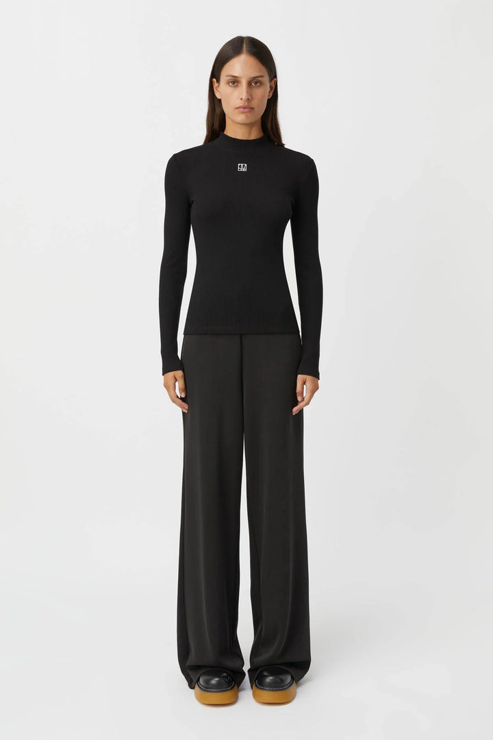 Nora Rib Long Sleeve Top