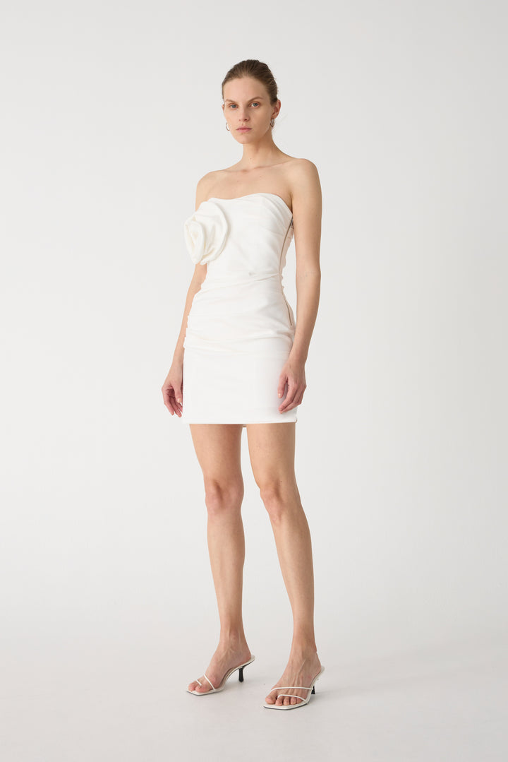 Mercedes Mini Dress | Ivory