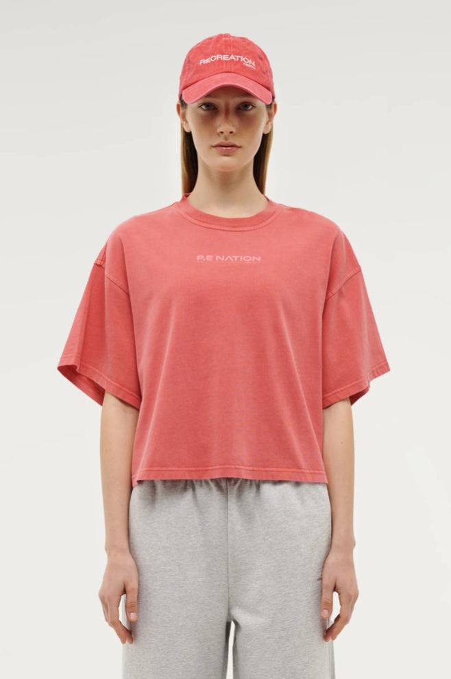 Nomad Boxy Tee | Poppy Red
