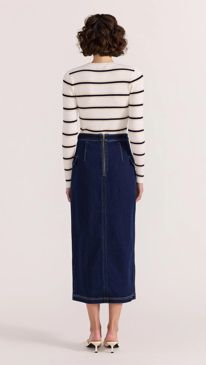 Camille Stripe Knit Top