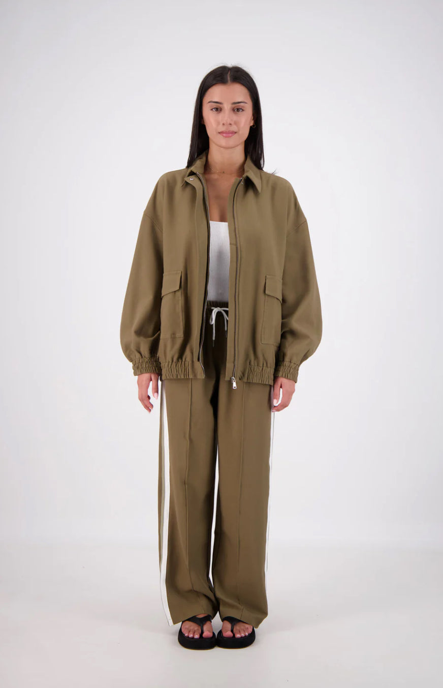 Ischia Bomber Jacket | Olive