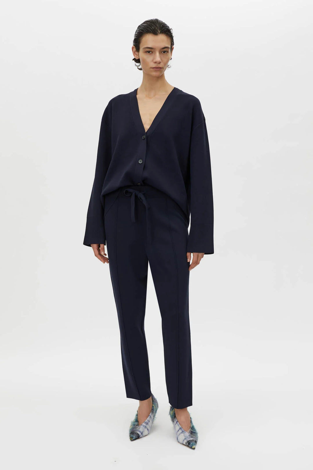 Lyndon Knit Pant | Navy