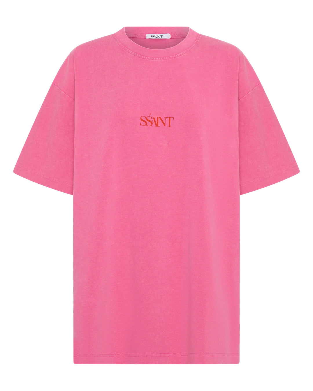 NO VACANCY TEE | Acid Wash Dark Pink