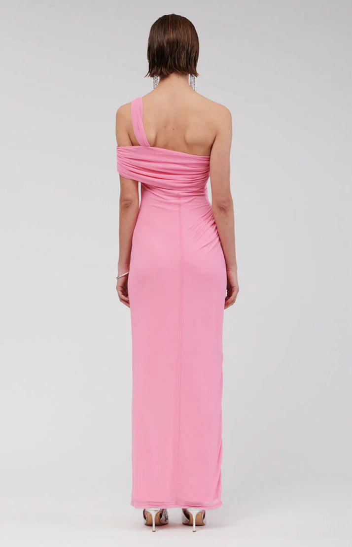 Christy Pink Off Shoulder Maxi