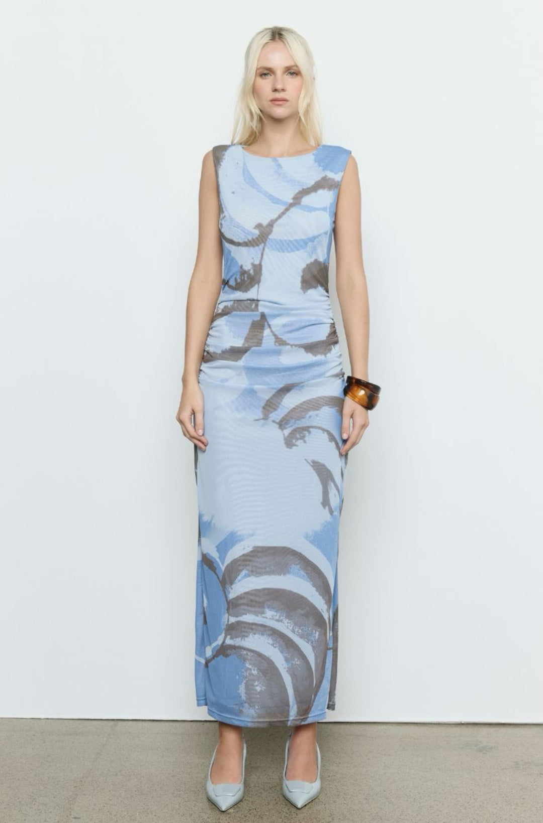 Whirl Mesh Dress