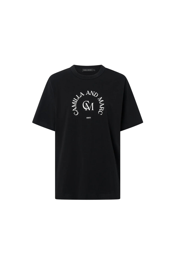 Karine Graphic Tee | Black