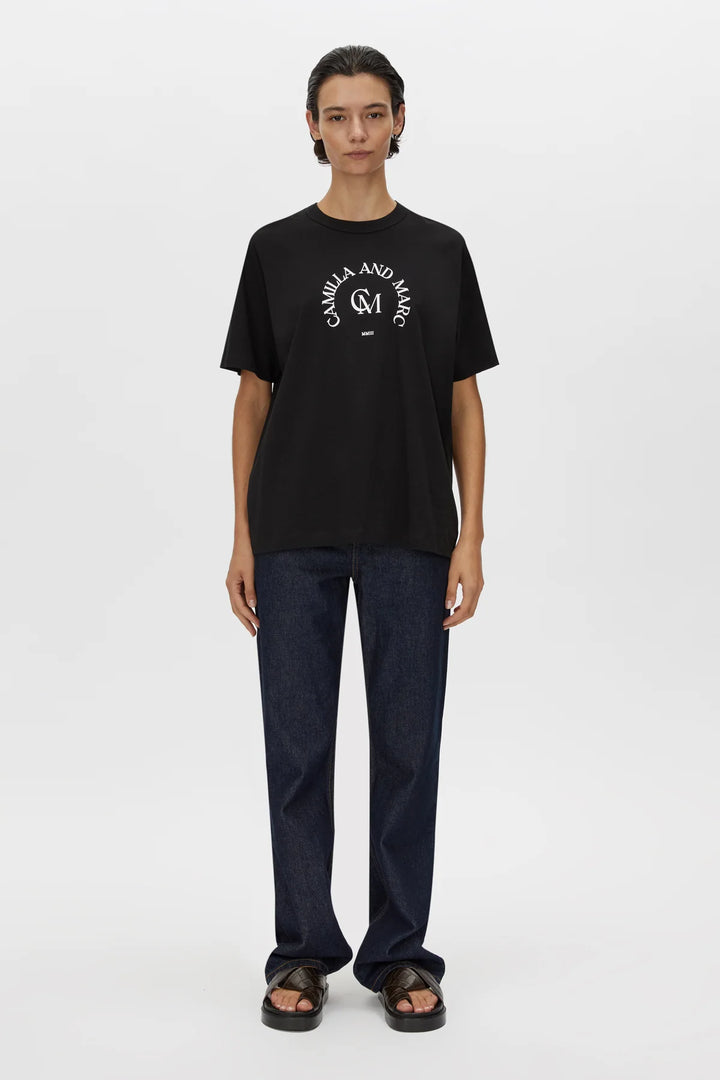 Karine Graphic Tee | Black