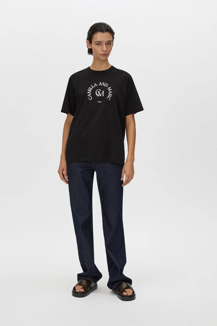 Karine Graphic Tee | Black