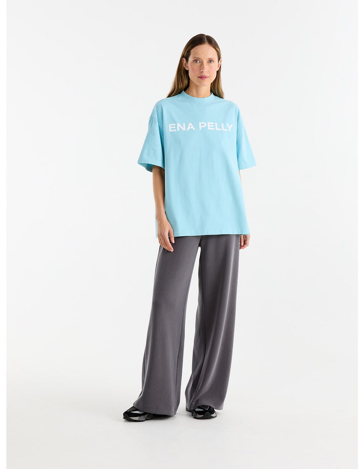 Chloe Oversized Tee | Clear Blue