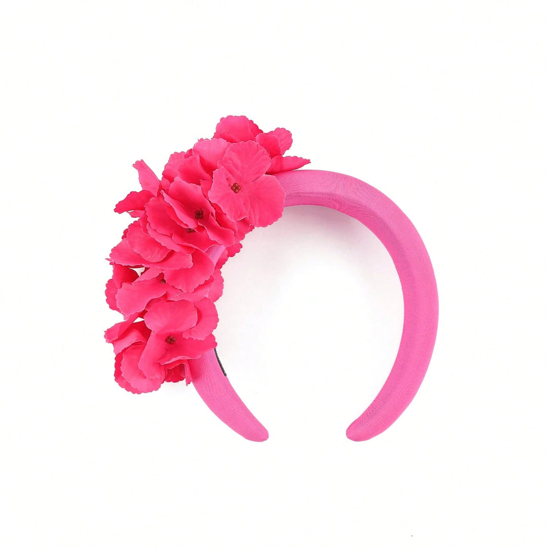 Pink Flowerette Headpiece