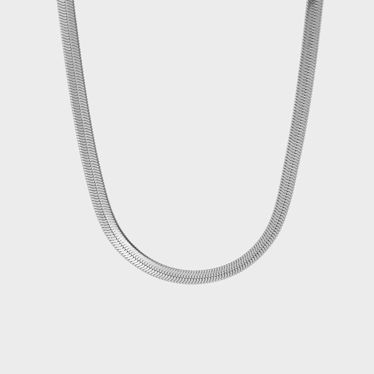 Aeros Herringbone Chain | Silver
