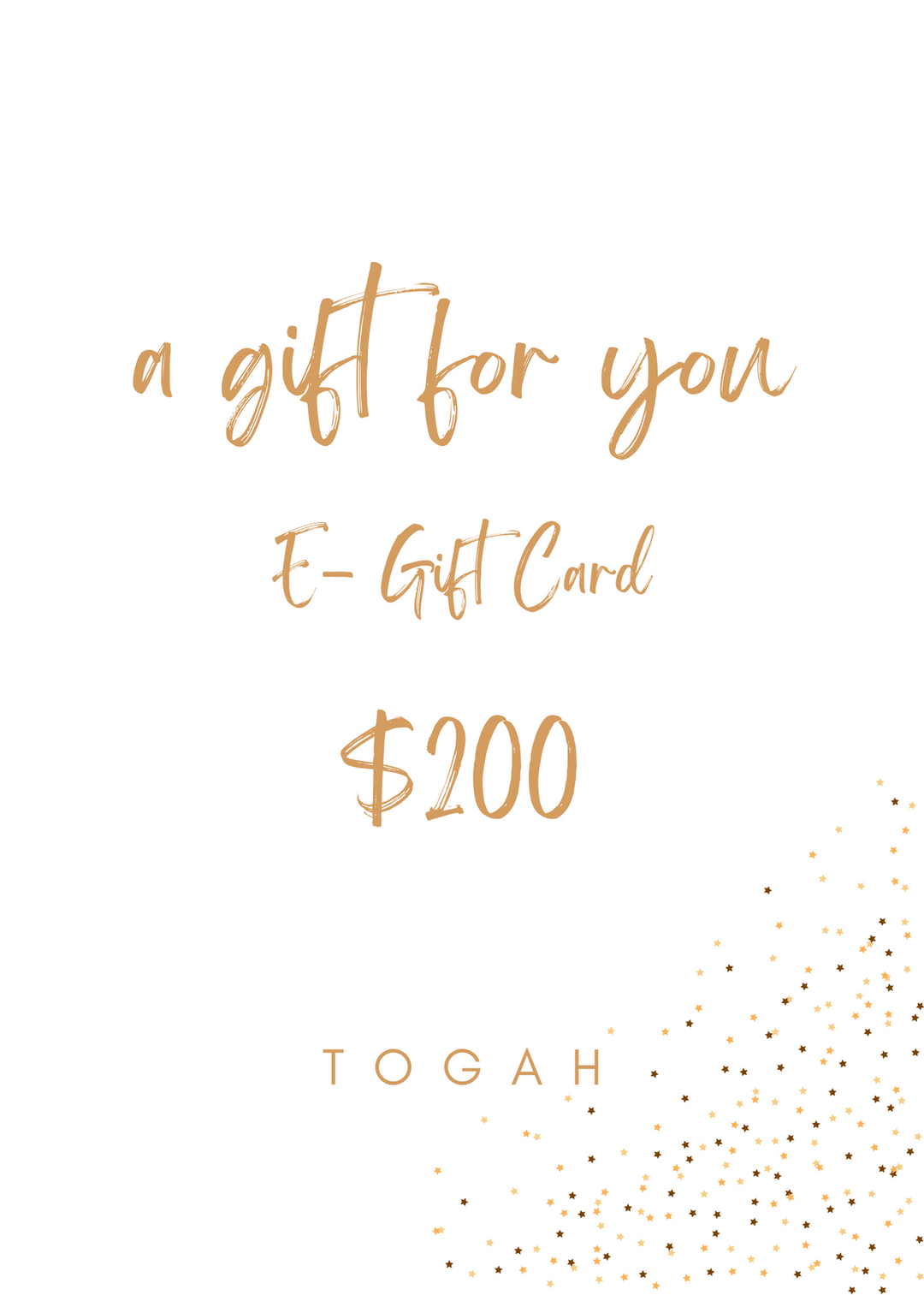 E - GIFT CARD