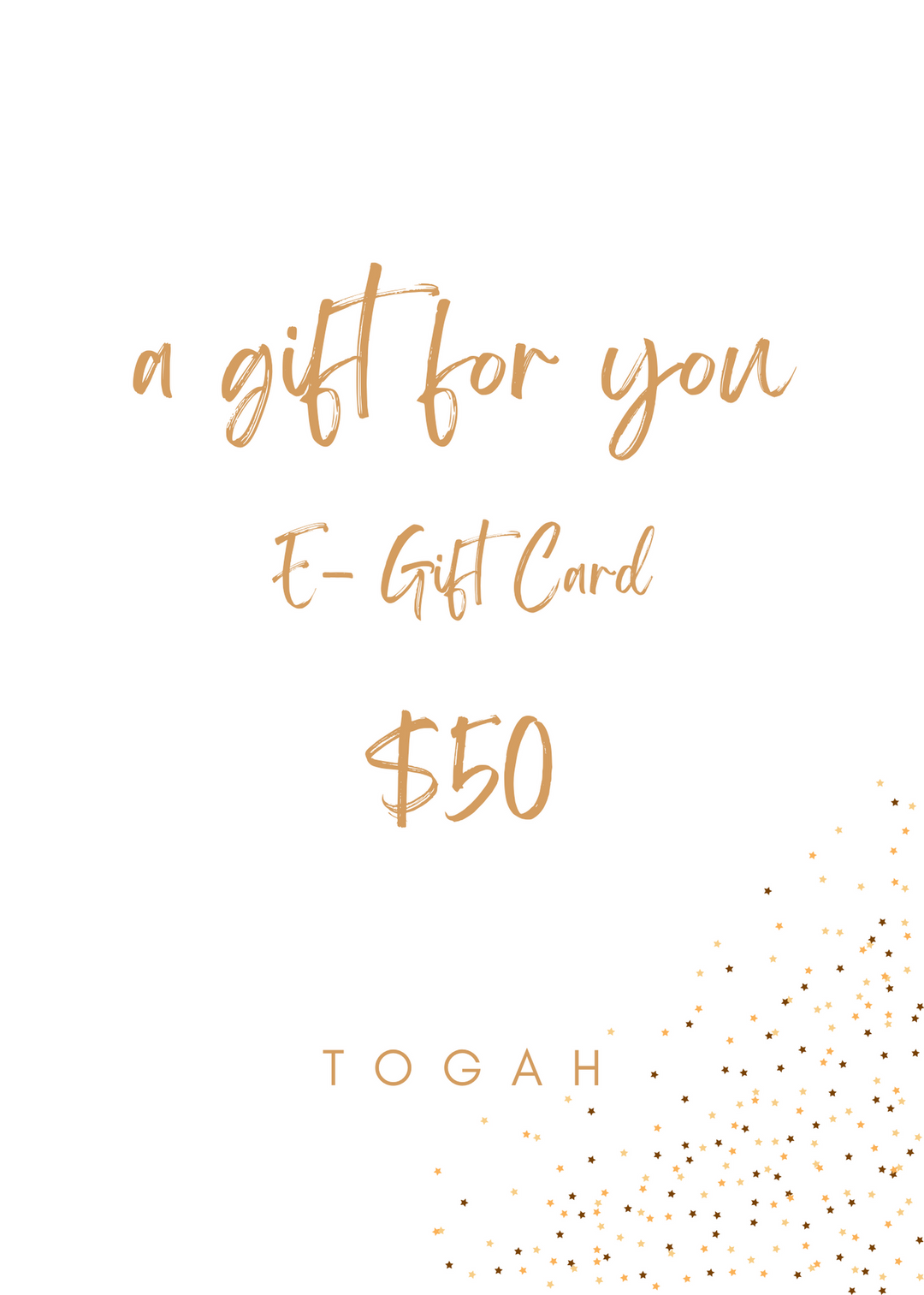 E - GIFT CARD