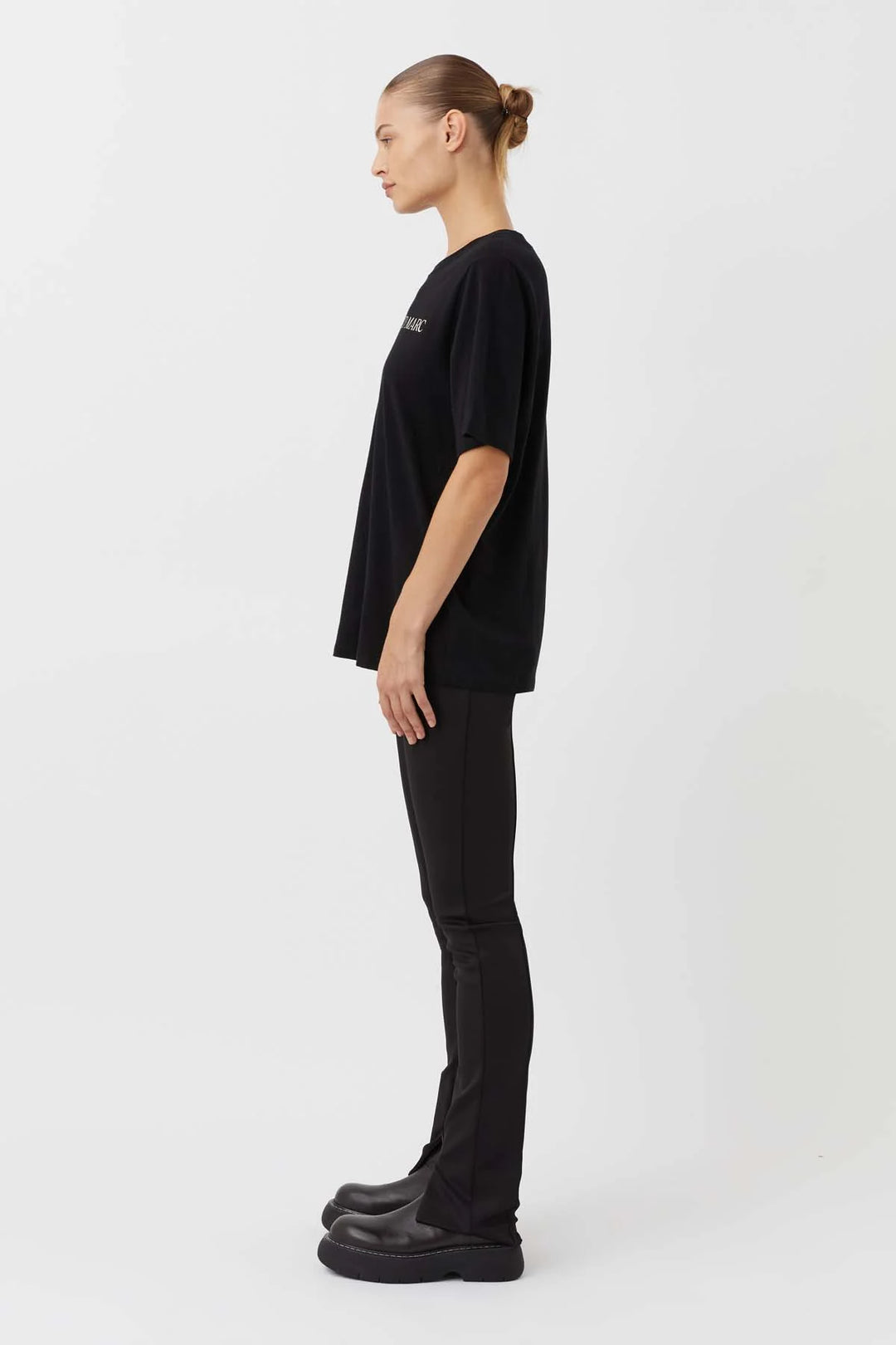 Asher Tee | Black + Stone