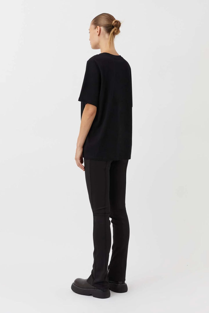 Asher Tee | Black + Stone