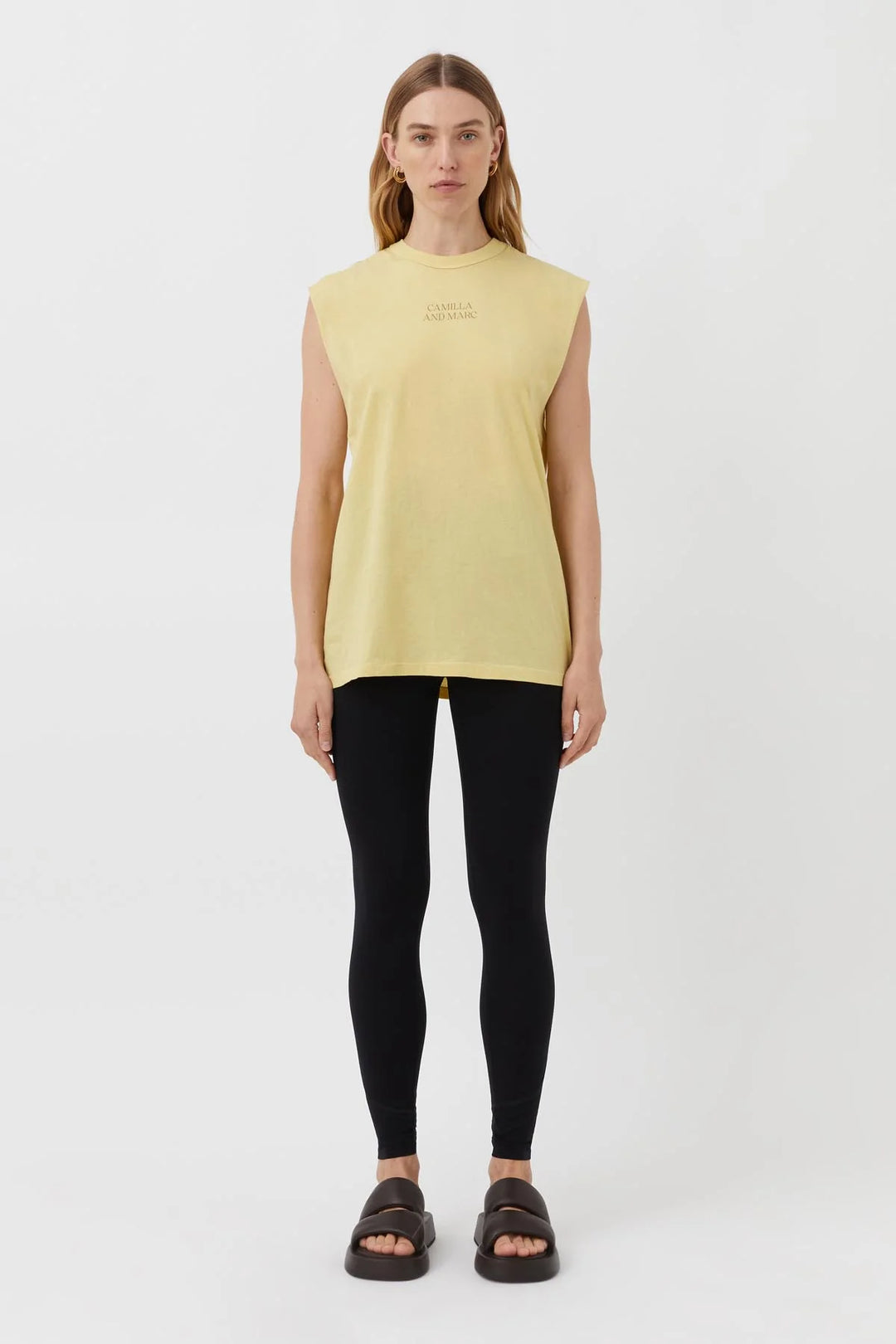 Darcy 2.0 Light  Weight Tank | Light Mustard