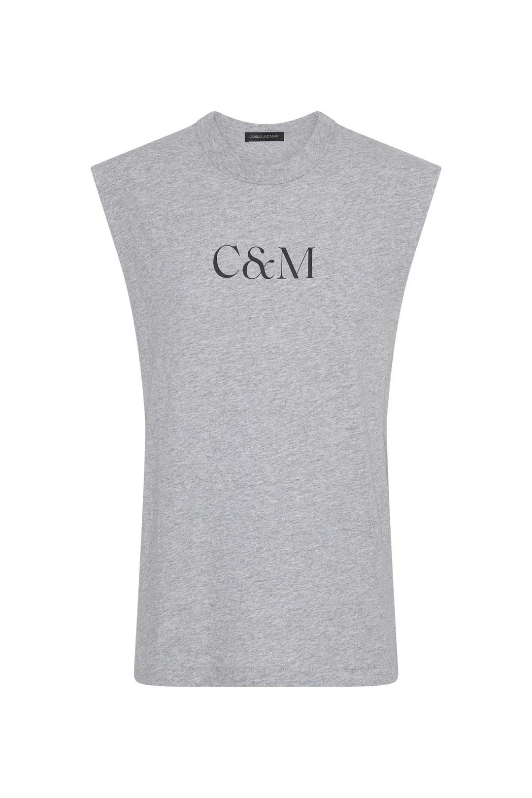 Huntington C&M Tank | Grey W Black