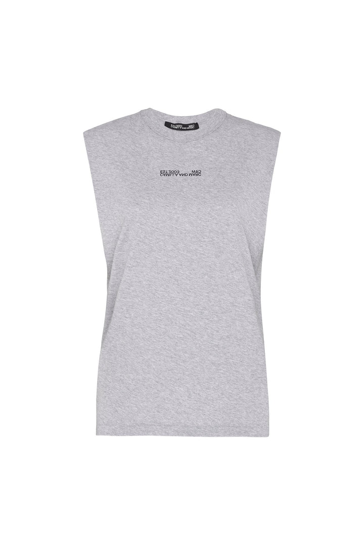Harrison Sleeveless Tank | Grey Marle