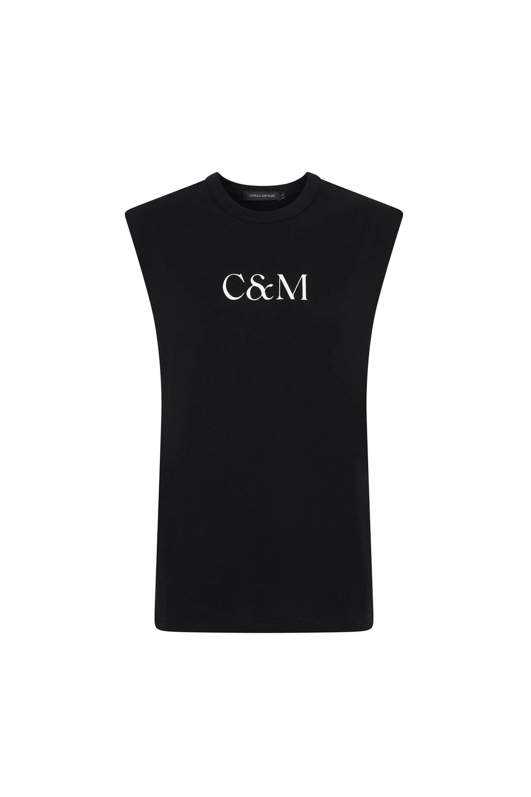 Huntington C&M Tank | Black W White
