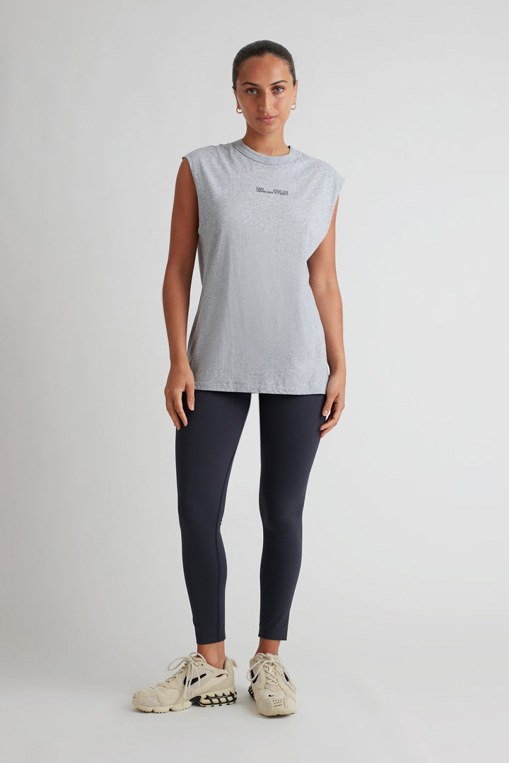 Harrison Sleeveless Tank | Grey Marle