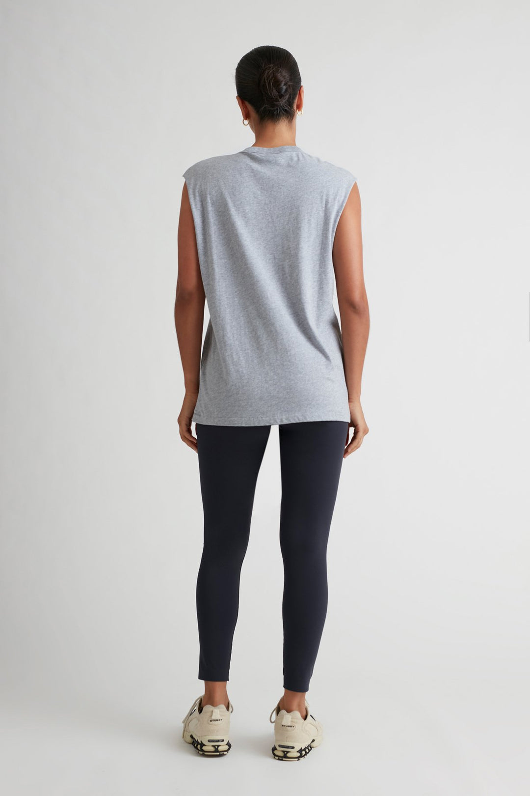 Harrison Sleeveless Tank | Grey Marle