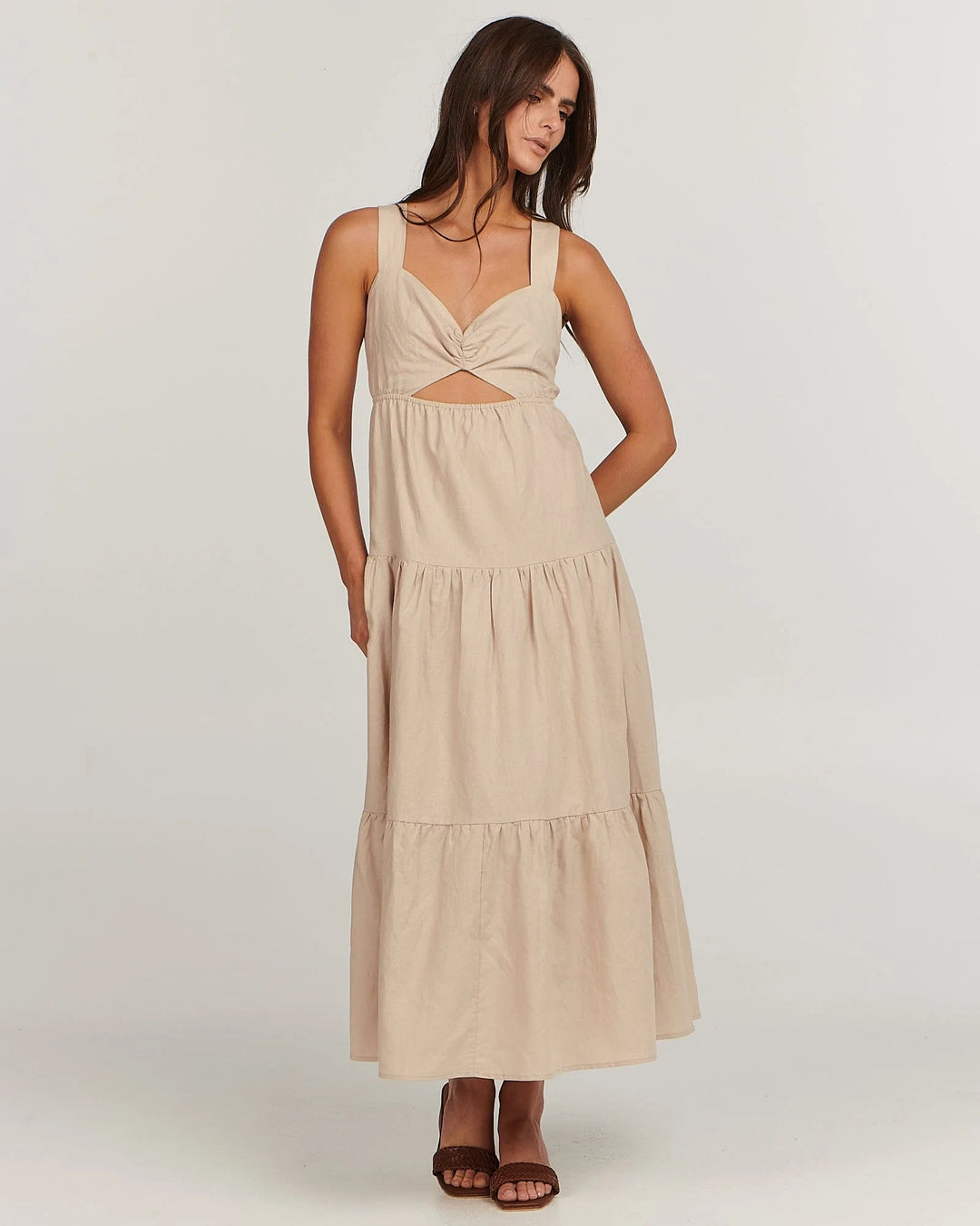 Lilian Midi Dress | Oat