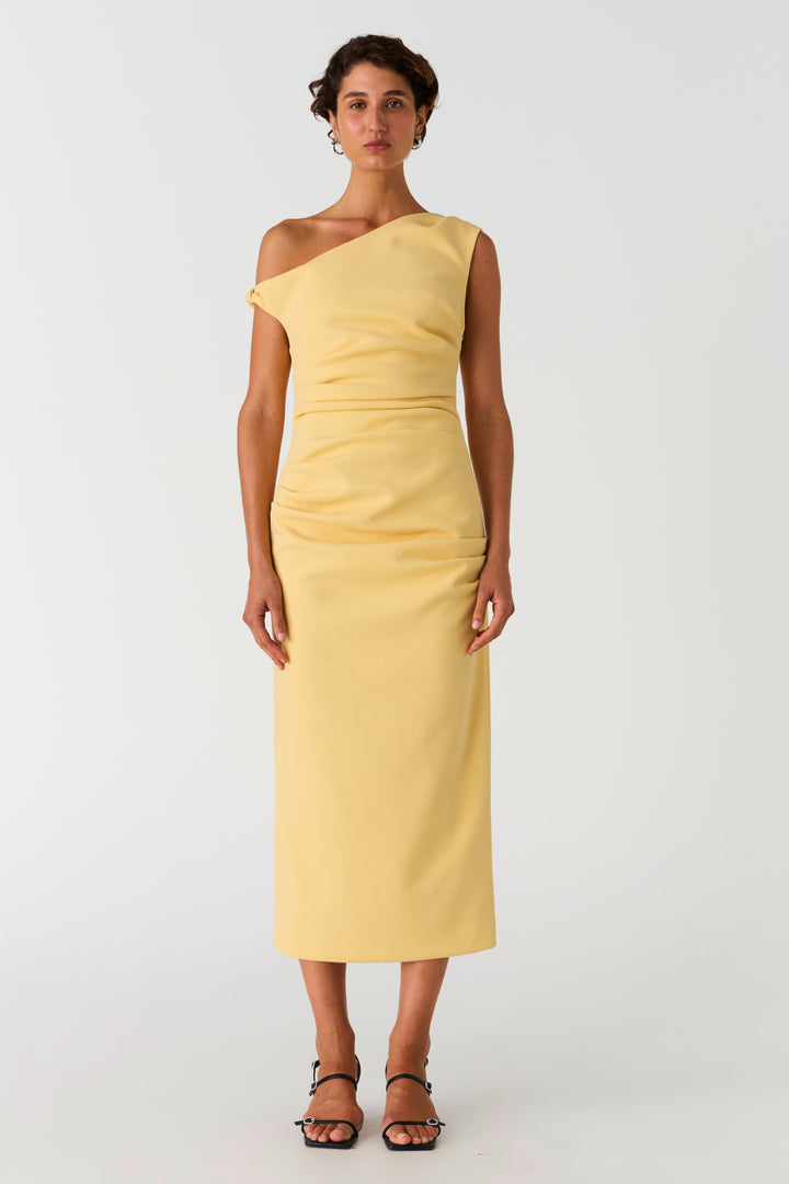 Alaska Midi Dress | Buttermilk Yellow