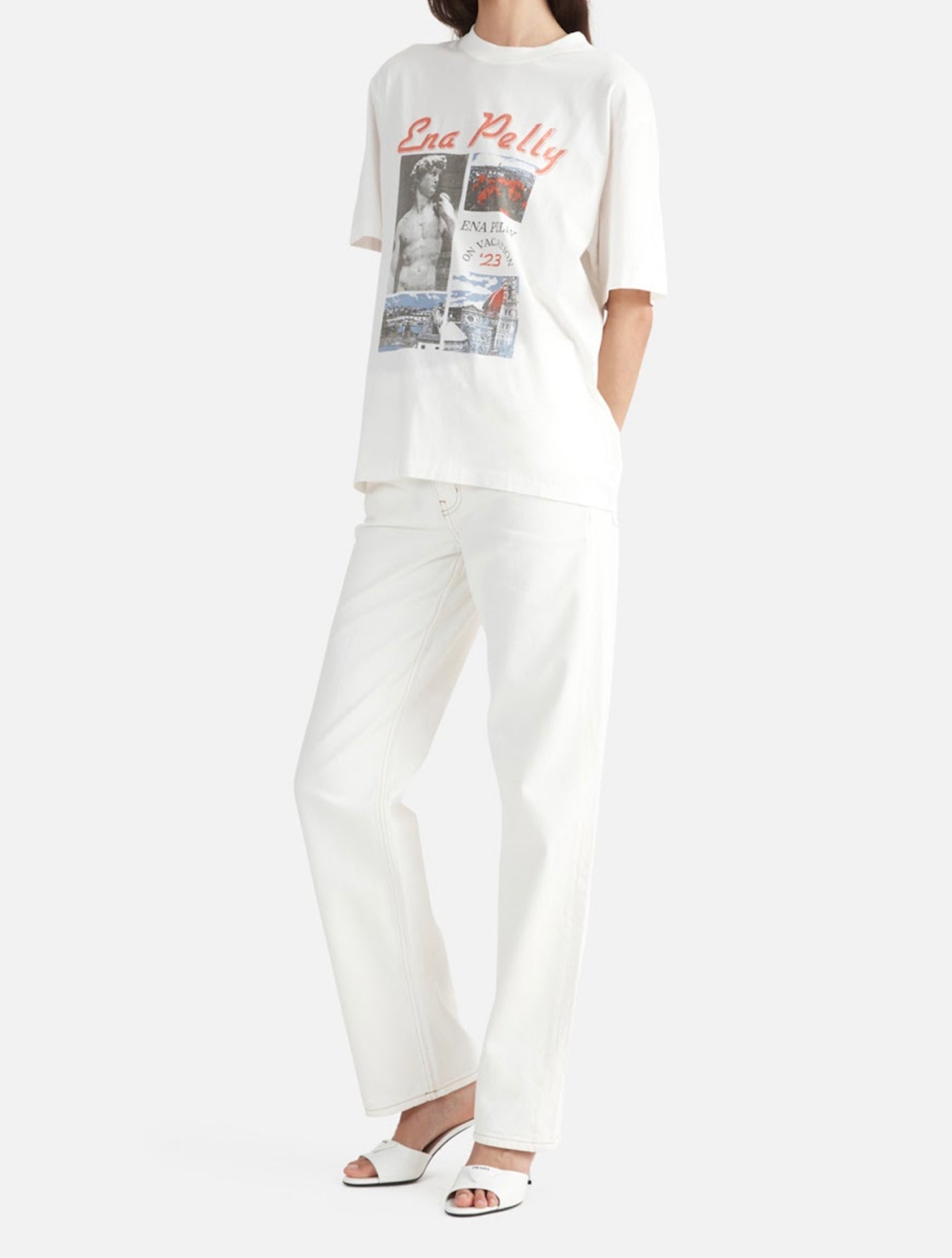 On Vacation Tee | Vintage White
