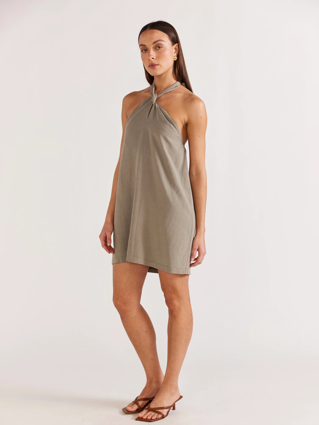 Olina Halter Mini Dress