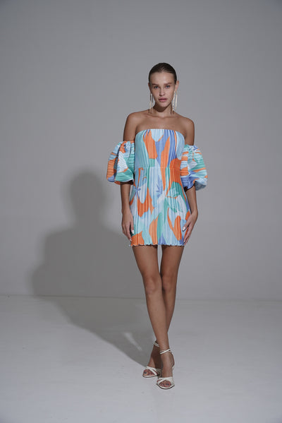 Sirene Mini Dress | Capri Orange