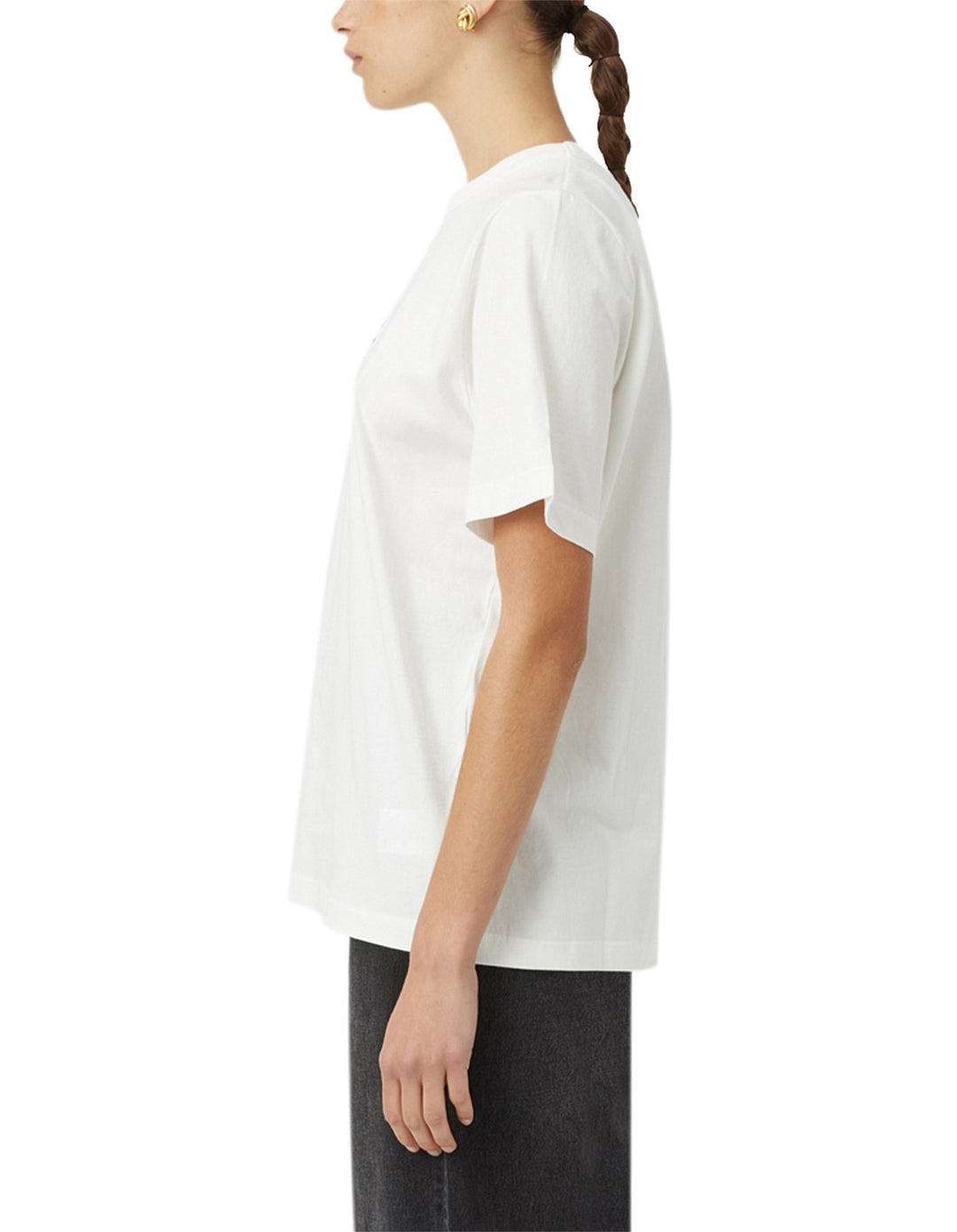 Karine Graphic Tee | Soft White