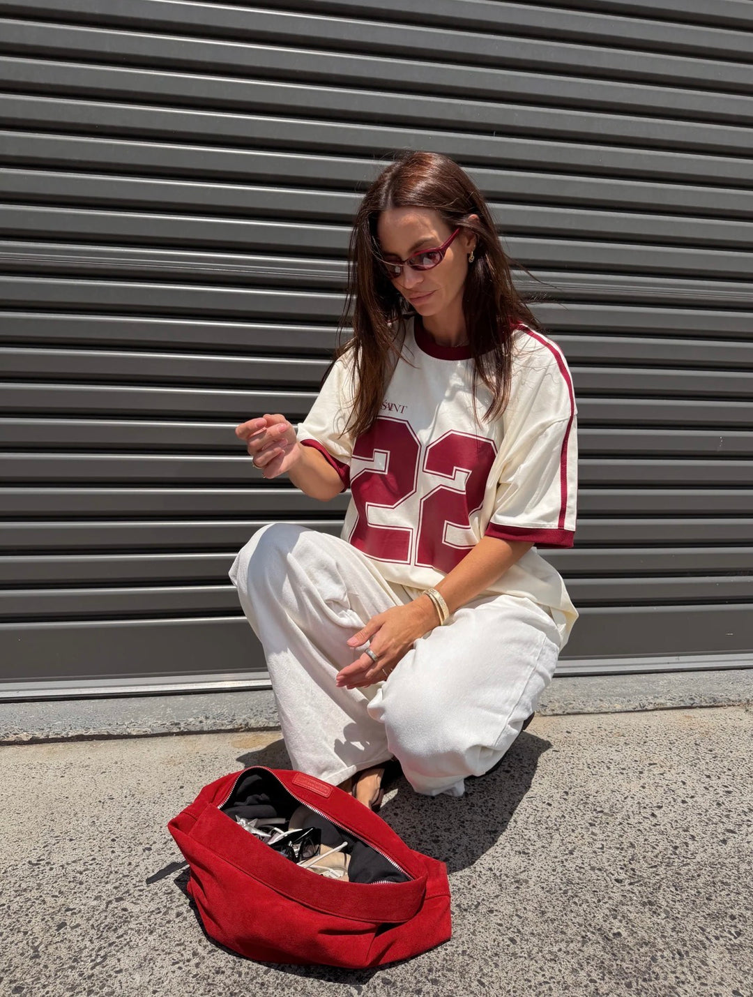 TWENTY TWO TEE - CHERRY