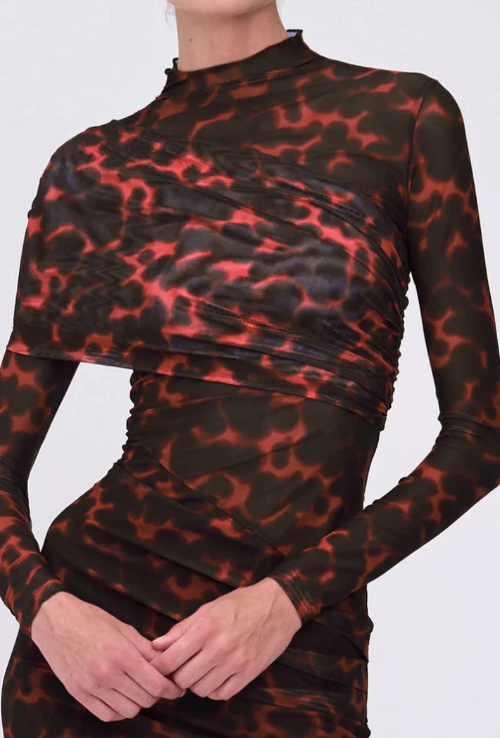Remi Tortoiseshell Maxi Dress