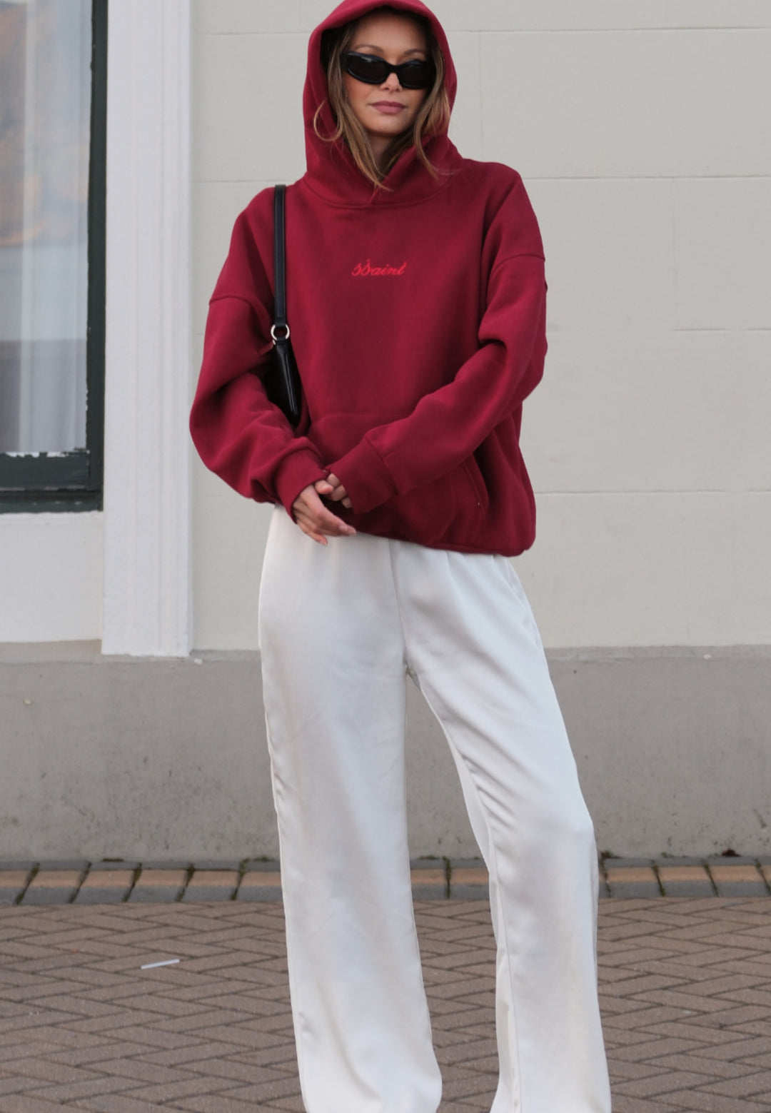 SŚAINT Logo Hoodie | Cherry